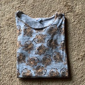 2X LuLaRoe Tiger Print Irma